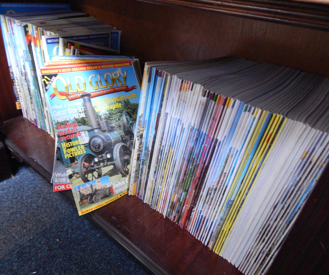 Appraisal: Old Glory Motoring magazines comprising magazines from to boxes