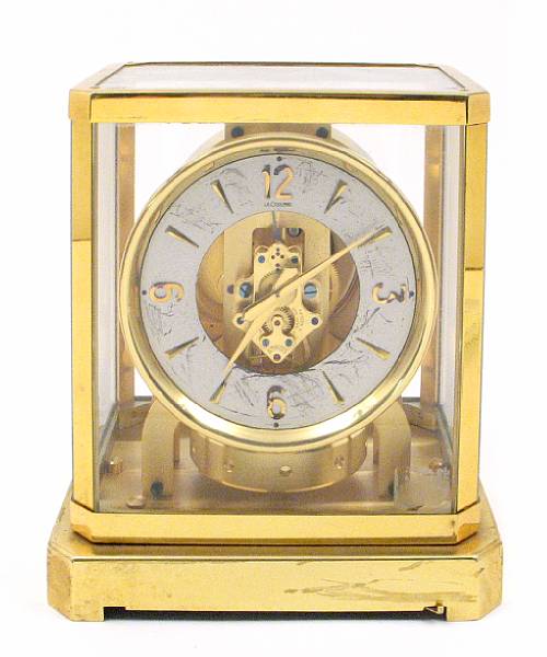 Appraisal: A Jaeger LeCoultre Atmos clock height in