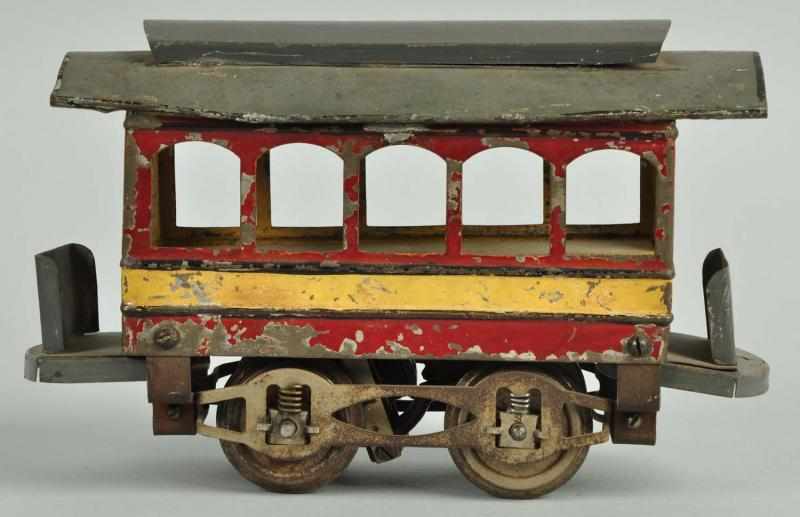 Appraisal: Handpainted Knapp Four Wheel Train Trolley Car Description -inch gauge