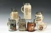 Appraisal: STEINS - Lot of seven German made steins L with