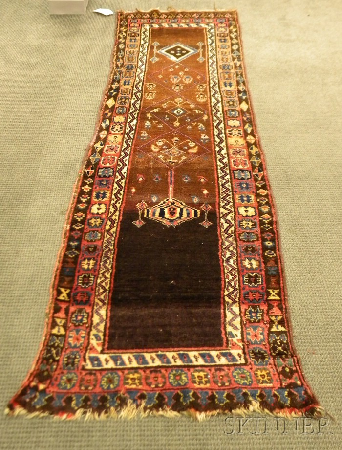 Appraisal: Kurd Long Rug Northwest Persia th century ft in x