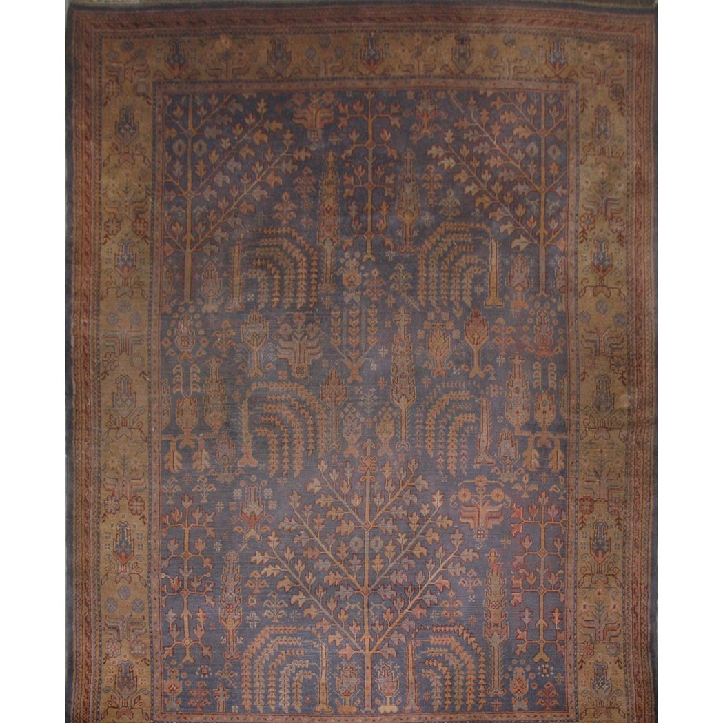 Appraisal: Oushak Carpet West Anatolia circa The slate blue field with