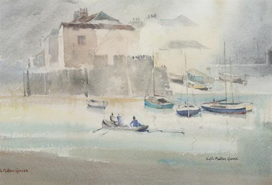 Appraisal: SYBIL MULLEN GLOVER English th century THE HARBOR signed lower