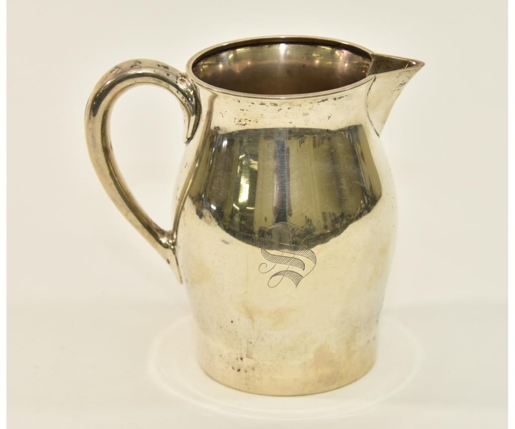 Appraisal: Sterling silver Paul Revere reproduction pitcher by Reed Barton h