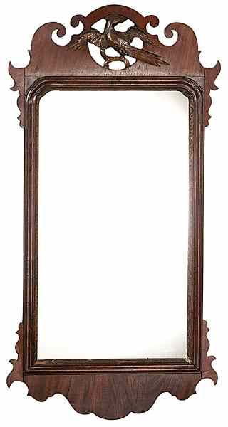 Appraisal: English Chippendale-style Mirror English th century a Chippendale-style mirror in