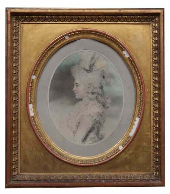 Appraisal: JOHN DOWNMAN - - Half length portrait of a lady