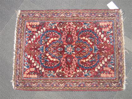 Appraisal: Kerman mat southern persia ft in X ft in