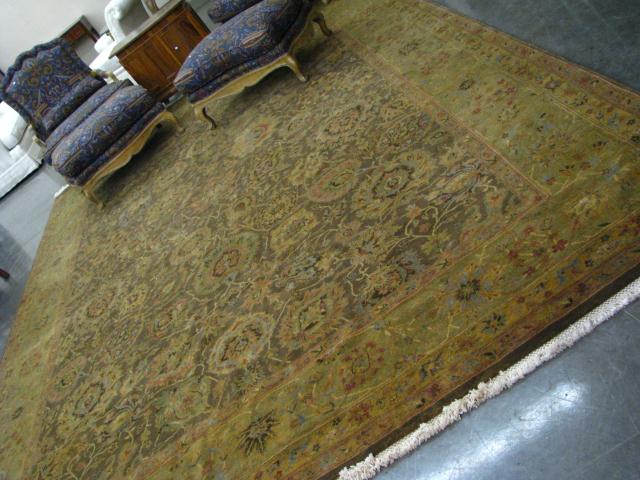 Appraisal: Room Size India Agra Oriental Rug all wool ' x