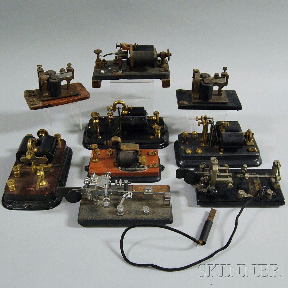 Appraisal: Group of Telegraph Instruments late th and early th century