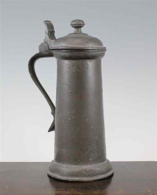 Appraisal: A fine James I pewter flagon c of usual form