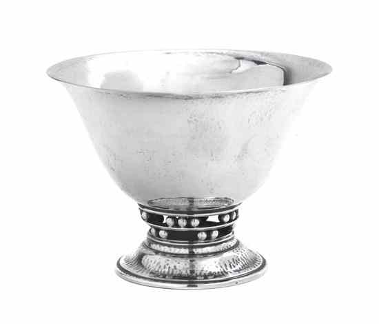 Appraisal: A Danish Sterling Silver Bowl Georg Jensen - of circular