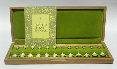 Appraisal: SET OF TWELVE ENGLISH SILVER DEMITASSE SPOONS Comissioned by the