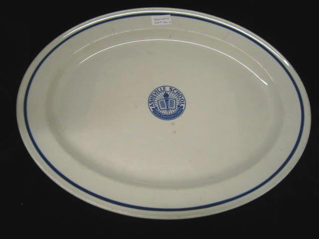 Appraisal: Asheville Schools Ironstone Oval Platter