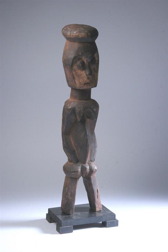 Appraisal: LUBA WOOD FEMALE FIGURE Republic of Congo - un high