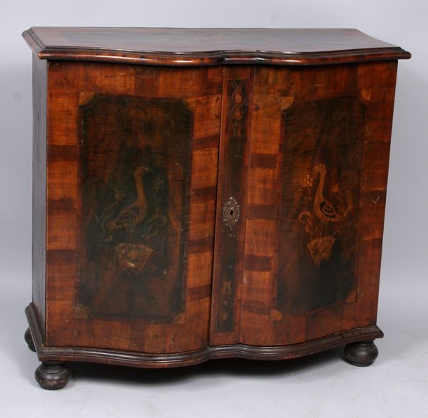 Appraisal: th Century Italian inlaid bird design credenza h x l