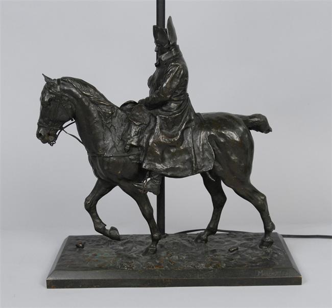 Appraisal: JEAN LOUIS ERNEST MEISSONIER French - NAPOLEON A CHEVAL bronze