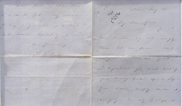 Appraisal: BURTON RICHARD FRANCIS Autograph Letter Signed R F Burton pp