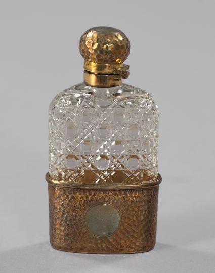 Appraisal: Rare and Opulent Asprey London Cut Glass Pocket Flask London