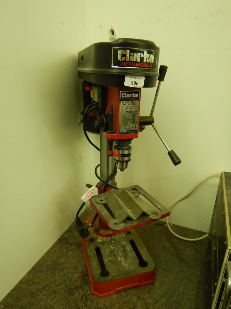 Appraisal: A Clarke Metal Worker pillar drill Model No CDP R