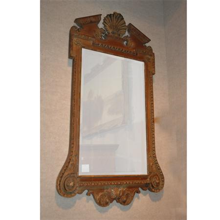 Appraisal: George II Style Carved Wood Mirror Estimate -