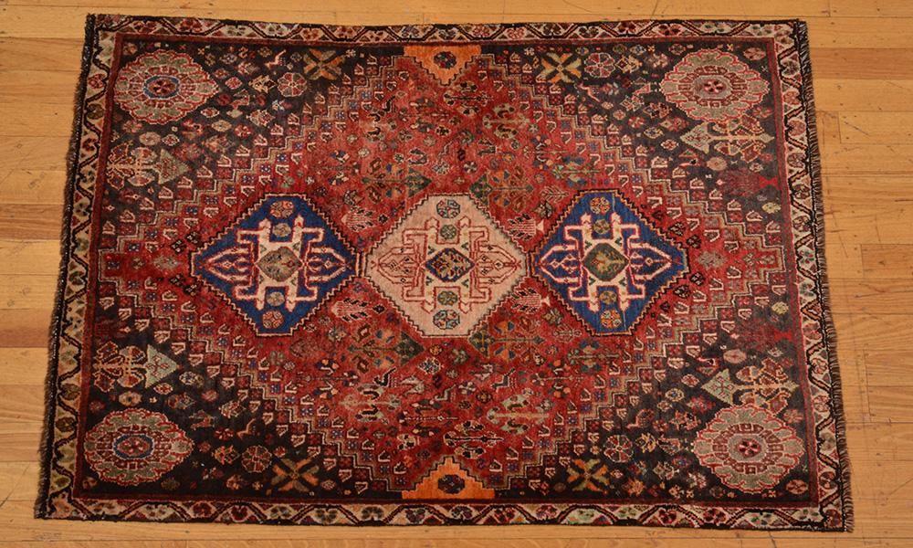 Appraisal: OLD GHASHGHAIE Tribal Ghashghaie weave from the Fars province Tribal