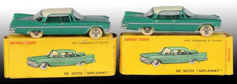 Appraisal: Lot of Dinky Toys Die-Cast De Soto Cars in OB