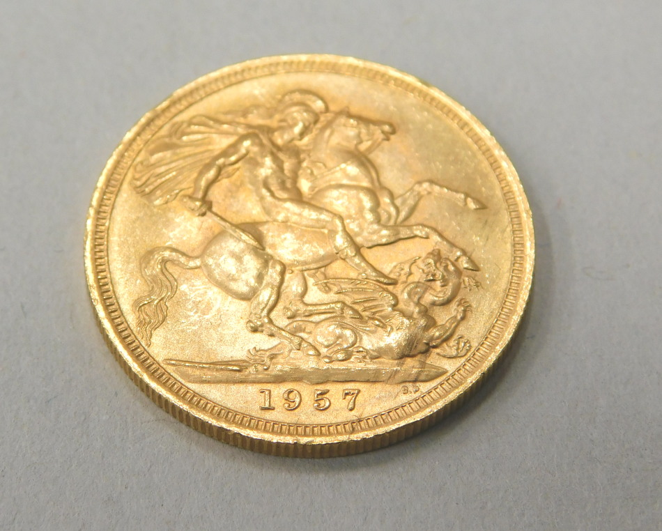 Appraisal: An Elizabeth II full gold sovereign dated boxed