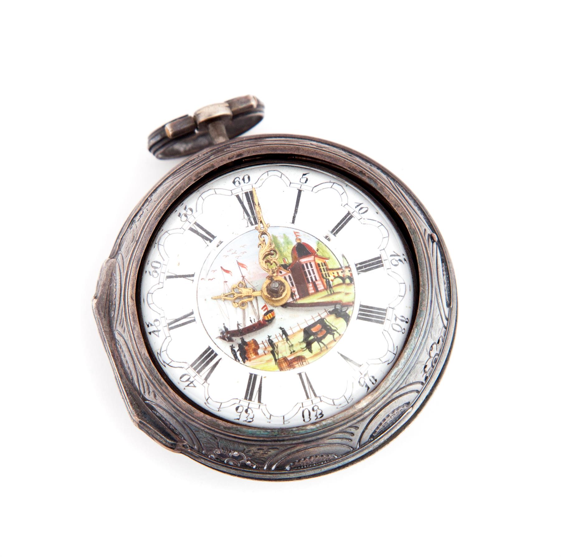 Appraisal: EARLY SAMSON OF LONDON VERGE FUSEE POCKET WATCH England th