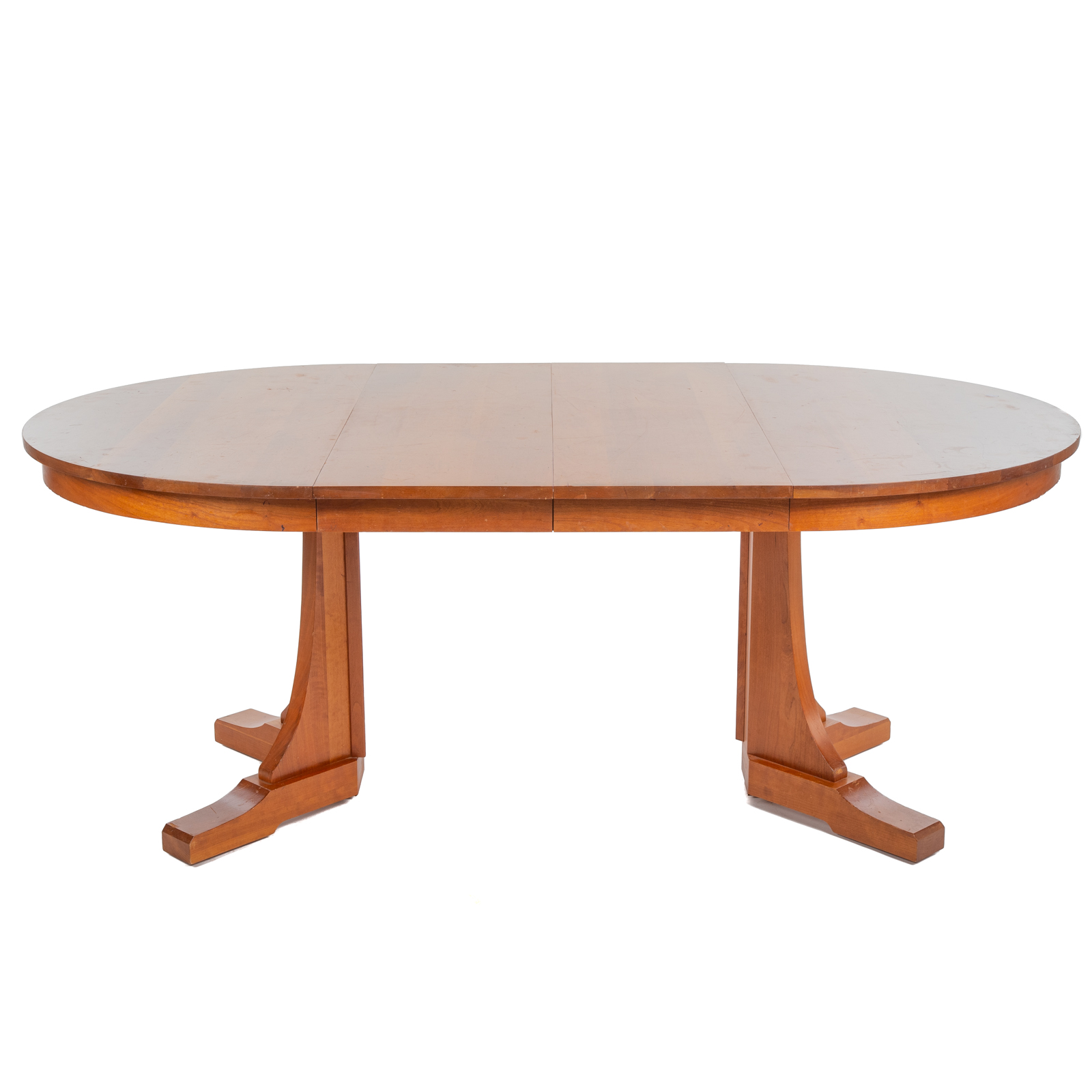 Appraisal: L J G STICKLEY ROUND PEDESTAL DINING TABLE Circa Stickley