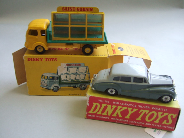 Appraisal: A Dinky Rolls Royce silver wraith and a French Dinky