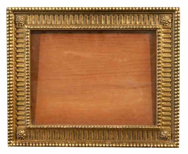 Appraisal: A LATE TH CENTURY GILT FRAME with fluted and beaded