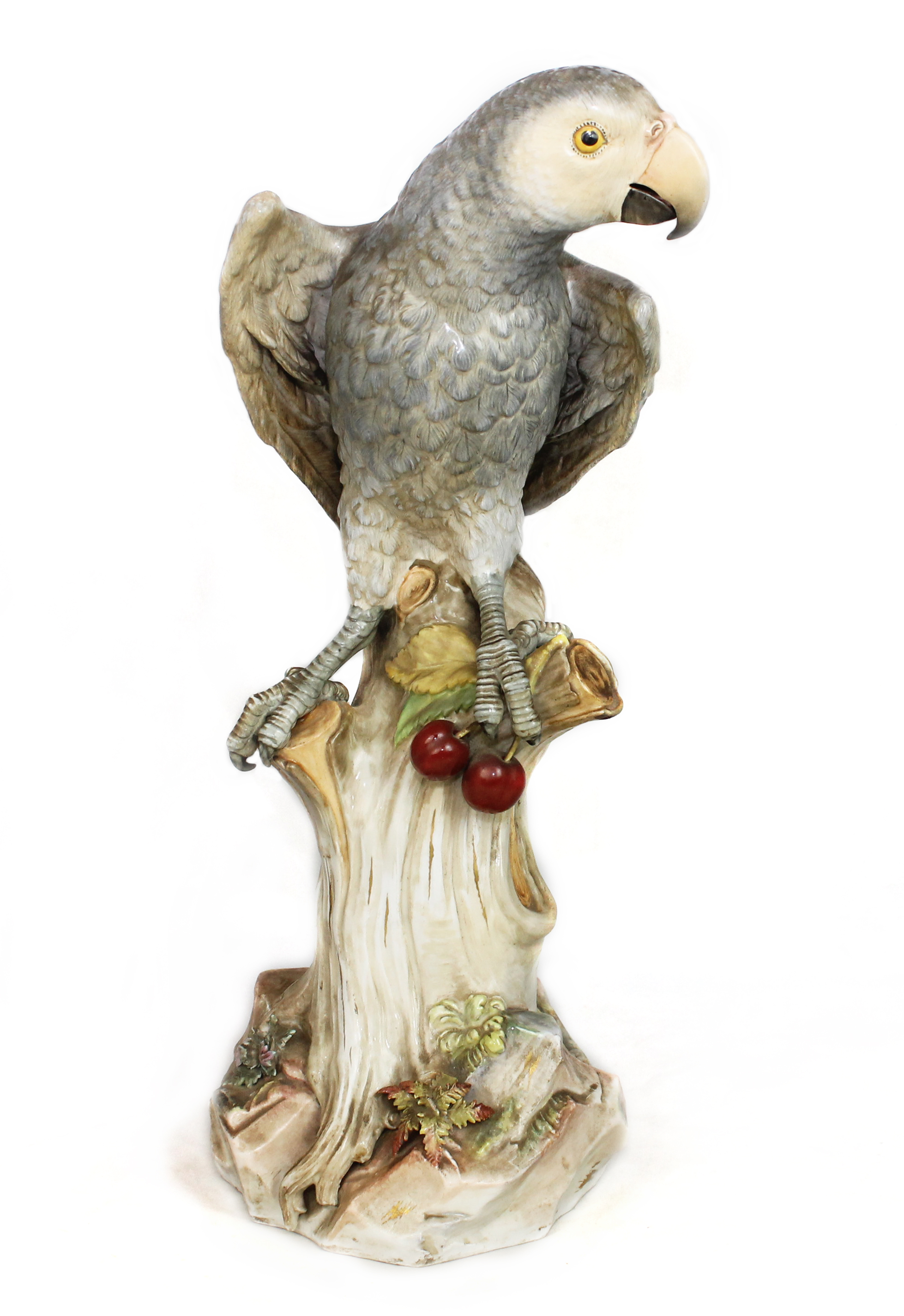 Appraisal: A large Meissen figure of a parrot late th century