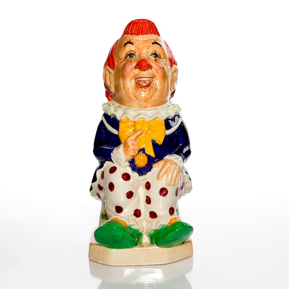 Appraisal: KEVIN FRANCIS CERAMICS TOBY CHARACTER JUG THE CLOWN Large size