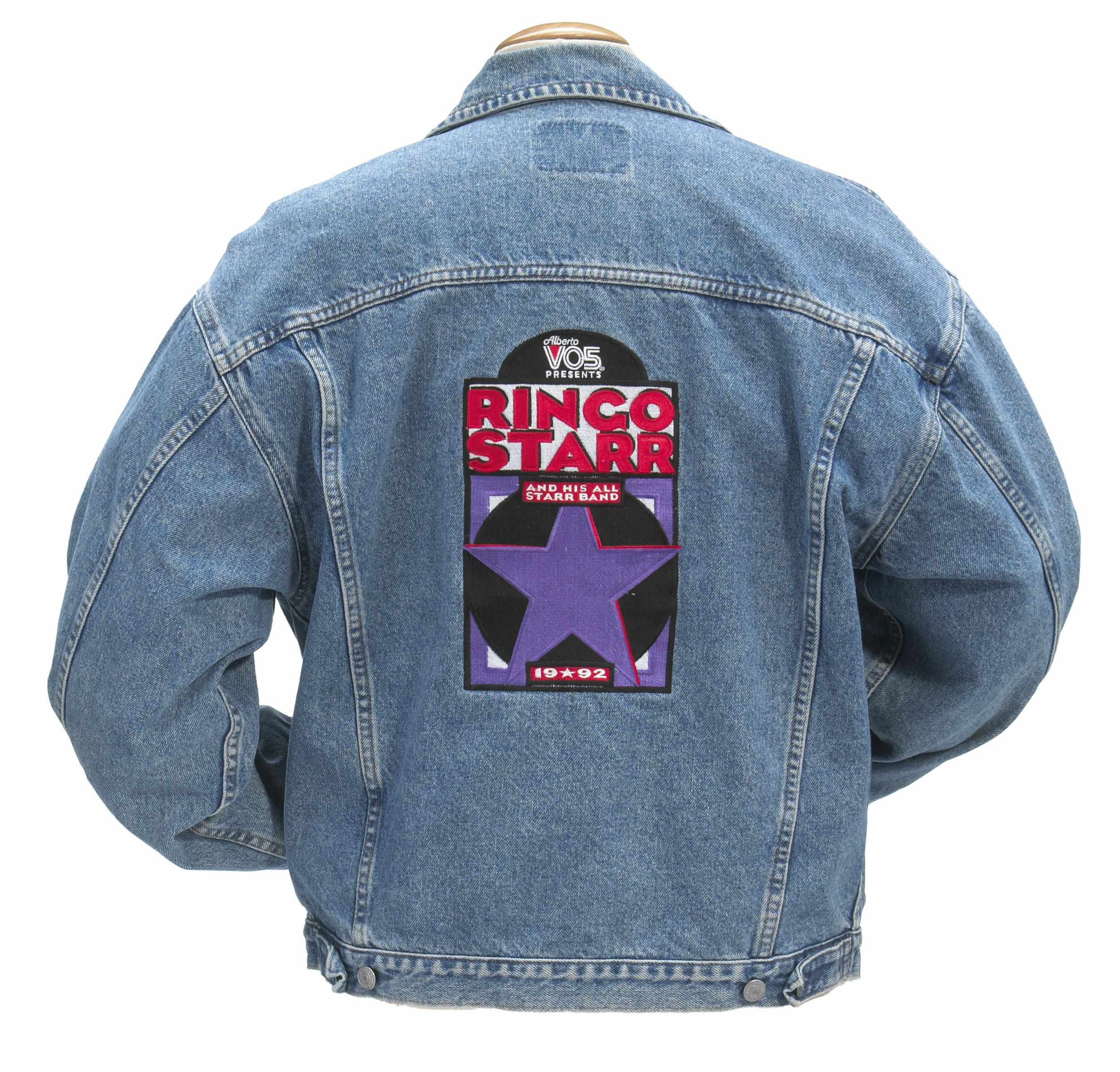 Appraisal: A Ringo Starr denim tour jacket A Gap denim jacket