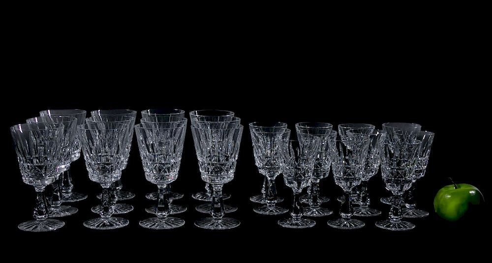 Appraisal: Waterford Crystal Kylemore Stemware PCs th century Waterford Crystal Irish