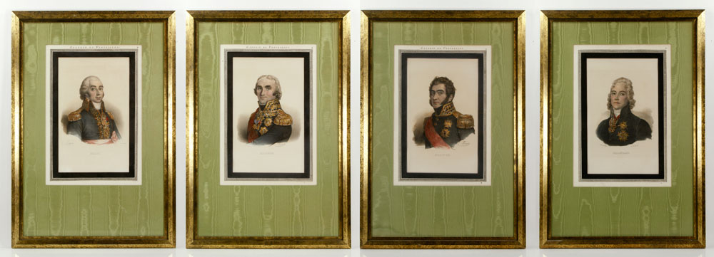 Appraisal: - Lot of French Lithographs Group of four French color