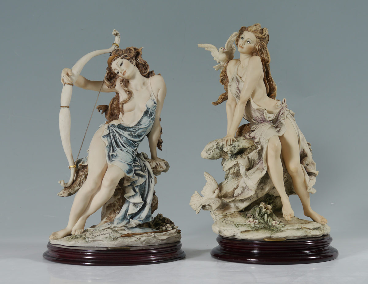 Appraisal: GIUSEPPE ARMANI FLORENCE SCULTURE d'ARTE FIGURINES ''MINERVA'' C approx ''h