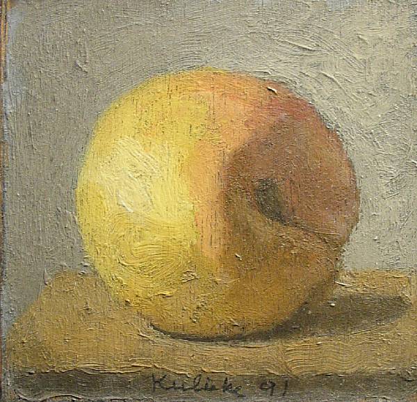 Appraisal: Robert Moore Kulicke - A Still Life with a Peach