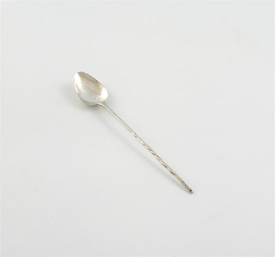 Appraisal: A th century Scottish silver masking spoon marked once A