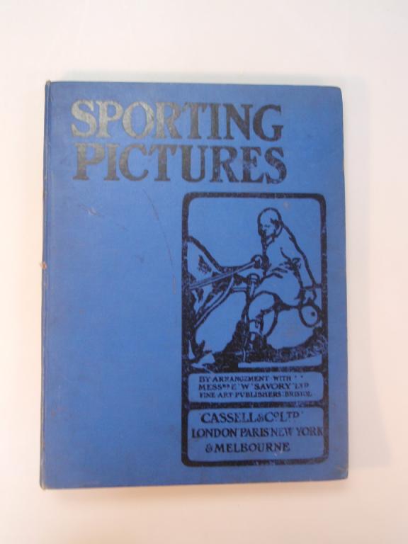 Appraisal: Sporting pictures edited by E W Savory with descriptive letter