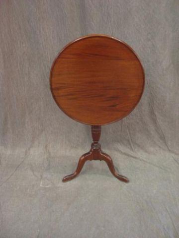 Appraisal: Mahogany Queen Anne Style Tilt Top Table From a Tarrytown