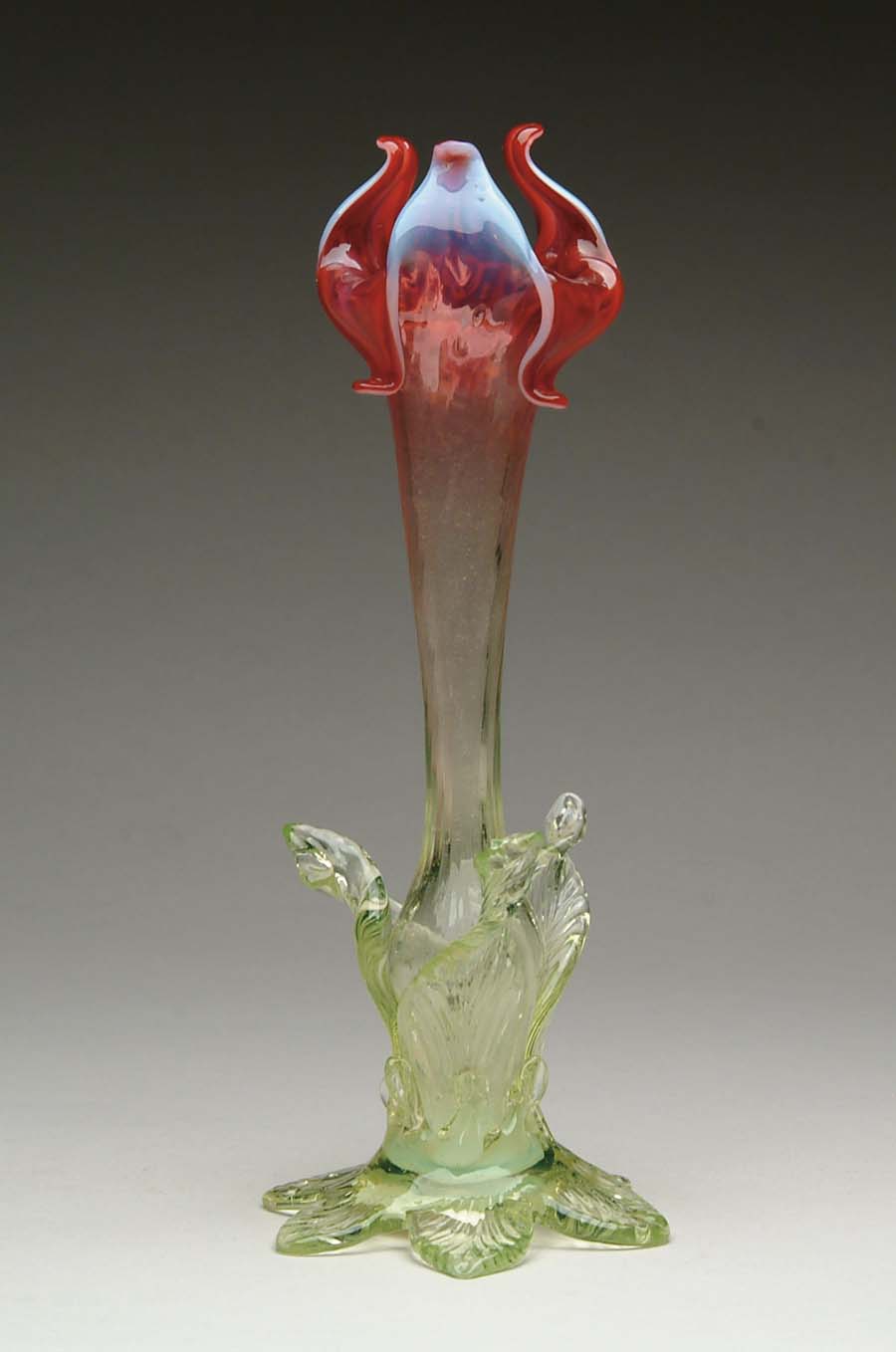 Appraisal: STEVENS AND WILLIAMS LILY VASE Very unusual lily vase begins