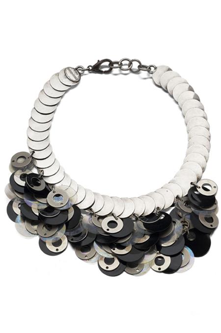 Appraisal: PACO RABANNE - a 's futuristic bib necklace signed PACO