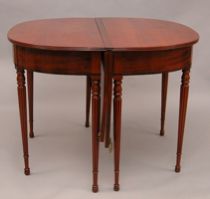 Appraisal: A Beautiful Cherry Gate-leg Dining Table C - This table