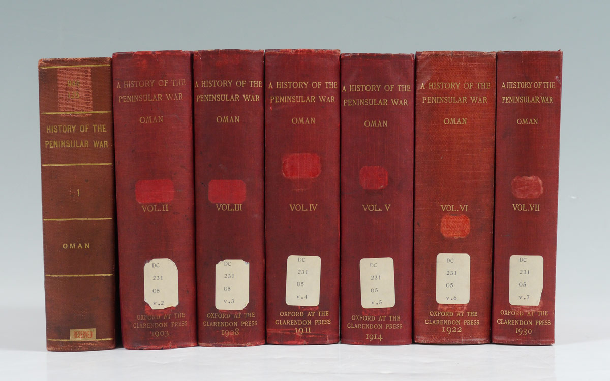 Appraisal: VOLUME ''HISTORY OF THE PENINSULAR WAR'' BOOKS BY CHARLES OMAN