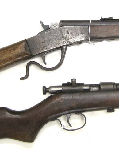 Appraisal: TWO SINGLE SHOT LR CALIBER BOYS RIFLES Hamilton Rifle Co