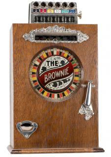 Appraisal: Watling Five Cent Brownie Slot Machine Chicago Watling Five Cent