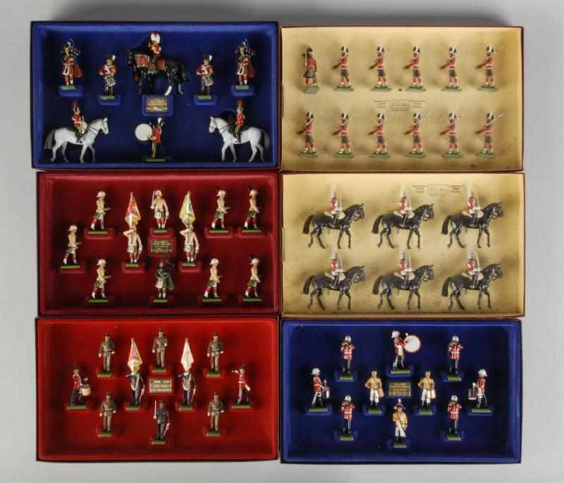 Appraisal: Lot of Boxed Metal Britains Soldier Sets Description Circa s