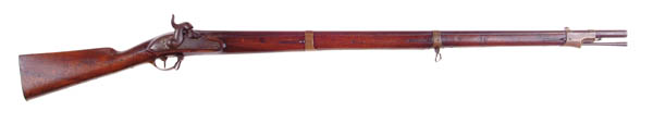 Appraisal: OHIO MARKED PRUSSIAN PERCUSSION MUSKET Cal about Fine Prussian musket