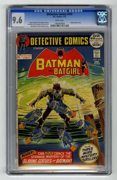 Appraisal: Detective Comics CGC D C Comics Click for full description